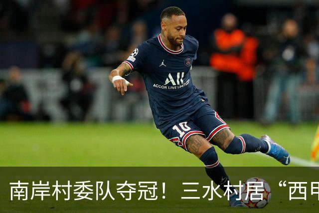 南岸村委队夺冠！三水村居“西甲”燃情落幕